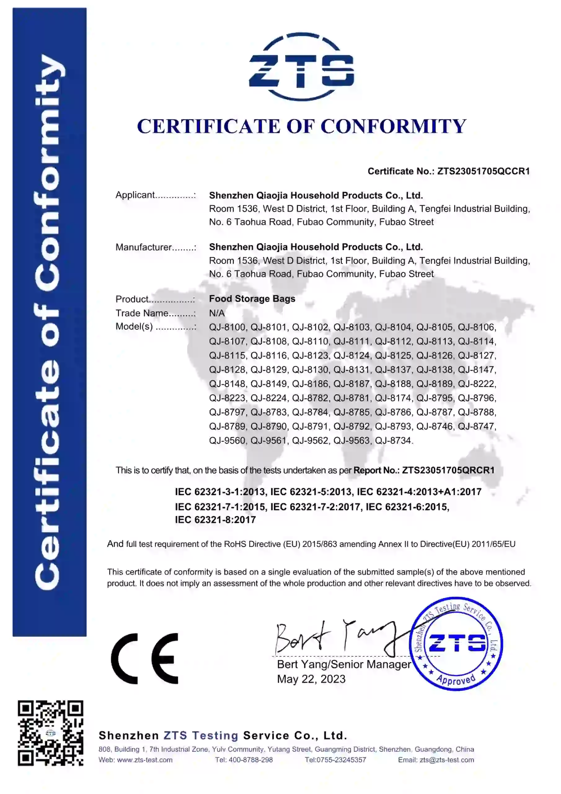 Thuis 3 Artfullife® CE-certificatietestrapport